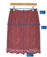 UNITED ARROWS（ユナイテッドアローズ）ひざ丈スカート 赤 サイズ:40(M位) レディース/2200665375026