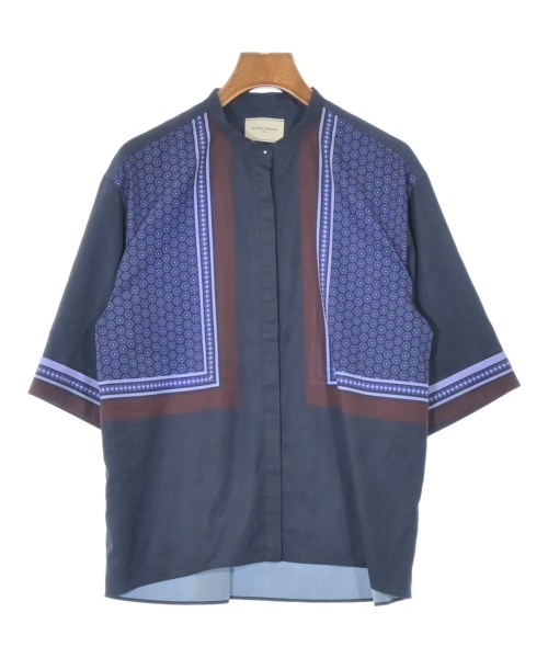 UNITED ARROWS(ユナイテッドアローズ)ブラウス 紺 サイズ:36(S位)/2200663079049