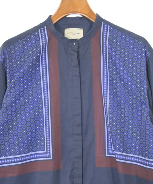 UNITED ARROWS（ユナイテッドアローズ）ブラウス 紺 サイズ:36(S位) レディース/2200663079049