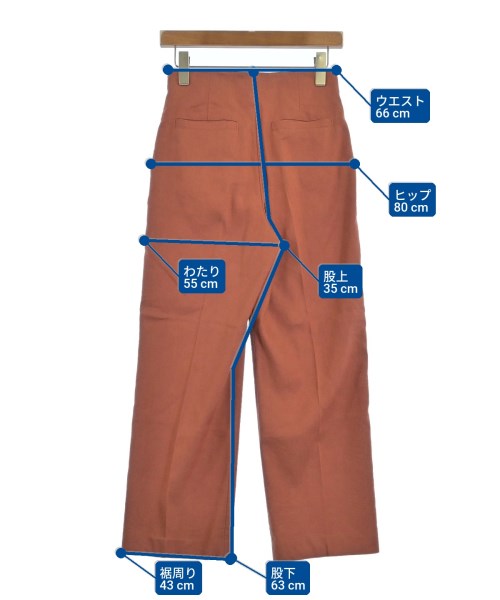 UNITED ARROWS（ユナイテッドアローズ）スラックス オレンジ サイズ:36(S位) レディース/2200668331036