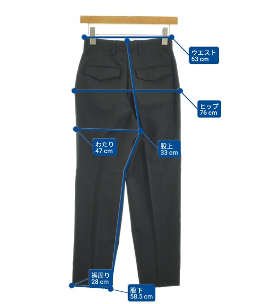 UNITED ARROWS（ユナイテッドアローズ）スラックス 黒 サイズ:34(XS位) レディース/2200668331043