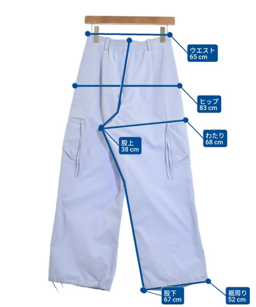 UNITED ARROWS（ユナイテッドアローズ）カーゴパンツ 青 サイズ:36(S位) レディース/2200668331081