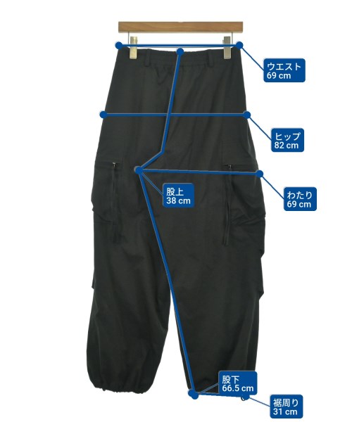 UNITED ARROWS（ユナイテッドアローズ）カーゴパンツ 黒 サイズ:38(S位) メンズ/2200666089045