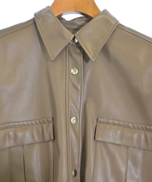 UNITED ARROWS（ユナイテッドアローズ）カジュアルシャツ 茶 サイズ:38(M位) レディース/2200668979115