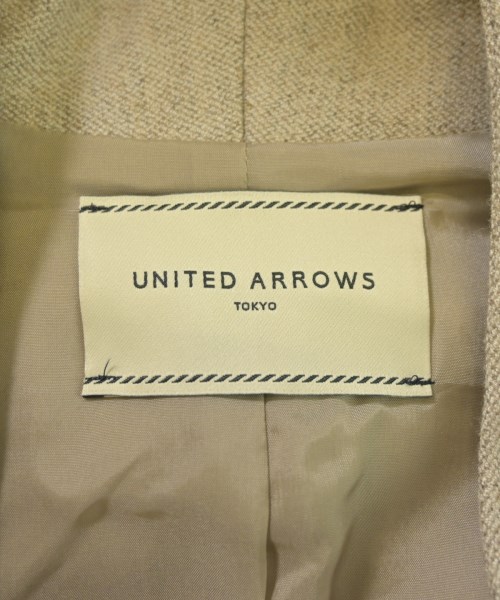 UNITED ARROWS（ユナイテッドアローズ）ノーカラージャケット 茶 サイズ:34(XS位) レディース/2200669714043