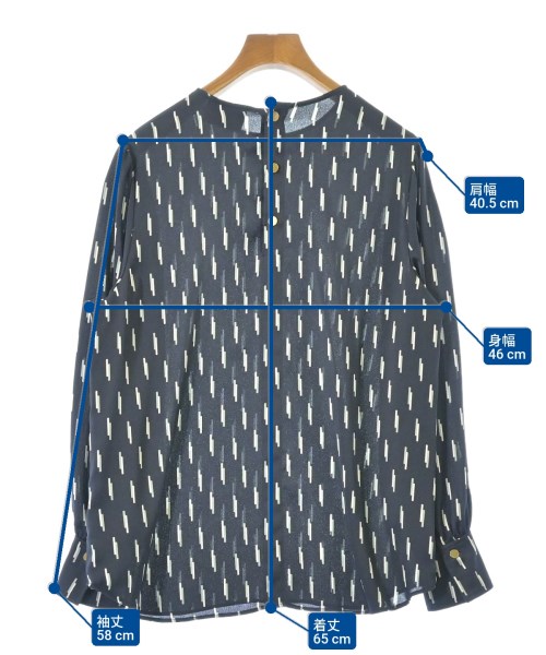 UNITED ARROWS（ユナイテッドアローズ）ブラウス 紺 サイズ:F レディース/2200666464125
