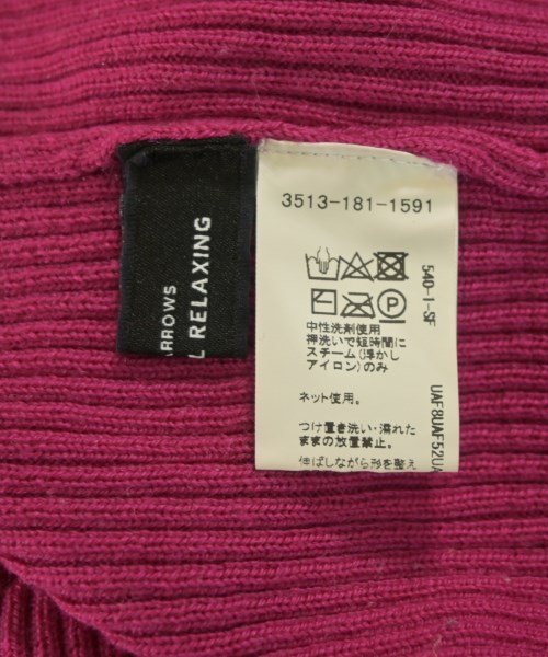 green label relaxing（グリーンレーベルリラクシング）ニット・セーター ピンク サイズ:-(M位) レディース/2200667850088