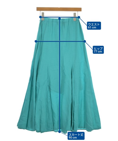 UNITED ARROWS（ユナイテッドアローズ）ロング・マキシ丈スカート 緑 サイズ:36(S位) レディース/2200667850231