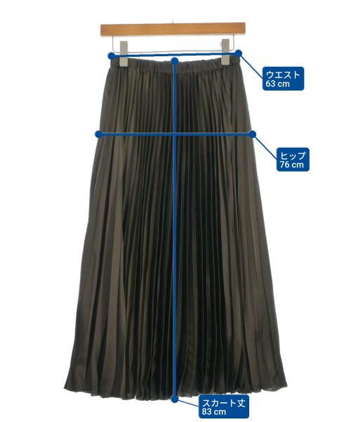 UNITED ARROWS（ユナイテッドアローズ）ロング・マキシ丈スカート 緑 サイズ:36(S位) レディース/2200667850248