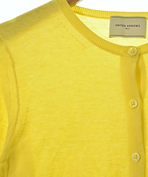 UNITED ARROWS（ユナイテッドアローズ）カーディガン 黄 サイズ:-(S位) レディース/2200666446077
