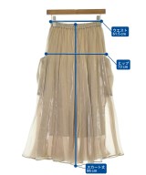 UNITED ARROWS（ユナイテッドアローズ）ロング・マキシ丈スカート ベージュ サイズ:-(XS位) レディース/2200666527042