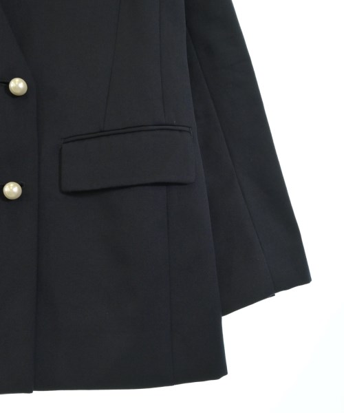 UNITED ARROWS（ユナイテッドアローズ）ノーカラージャケット 紺 サイズ:38(M位) レディース/2200668436014