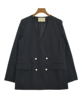 UNITED ARROWS（ユナイテッドアローズ）ノーカラージャケット 紺 サイズ:38(M位) レディース/2200668436014