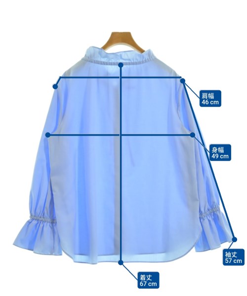 UNITED ARROWS（ユナイテッドアローズ）ブラウス 青 サイズ:F レディース/2200672036088