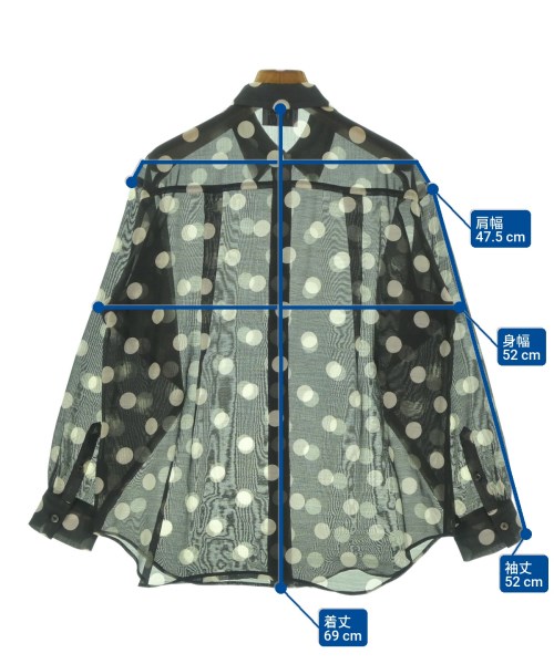 UNITED ARROWS（ユナイテッドアローズ）カジュアルシャツ 黒 サイズ:36(S位) レディース/2200665891090