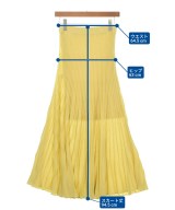 UNITED ARROWS（ユナイテッドアローズ）ロング・マキシ丈スカート 黄 サイズ:36(S位) レディース/2200668150033