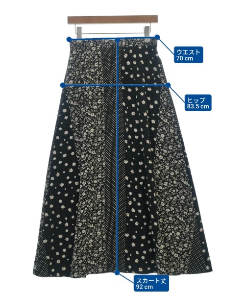 UNITED ARROWS（ユナイテッドアローズ）ロング・マキシ丈スカート 黒 サイズ:42(L位) レディース/2200668815307