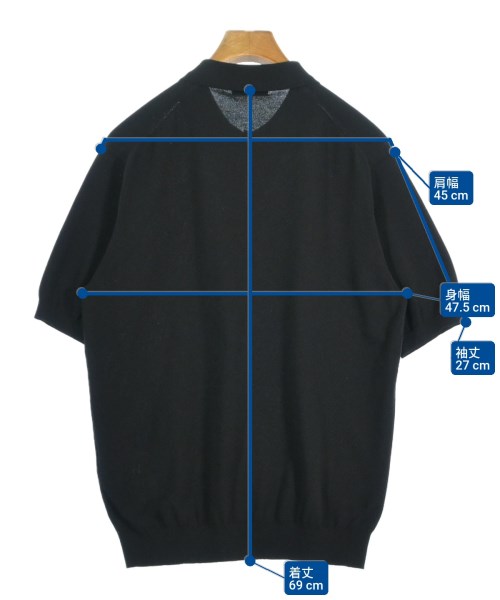 UNITED ARROWS（ユナイテッドアローズ）ニット・セーター 黒 サイズ:L メンズ/2200672188077