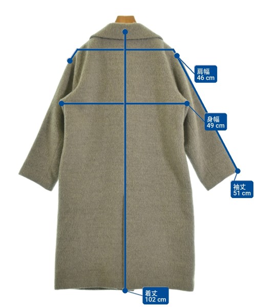 UNITED ARROWS（ユナイテッドアローズ）チェスターコート グレー サイズ:36(S位) レディース/2200729362016