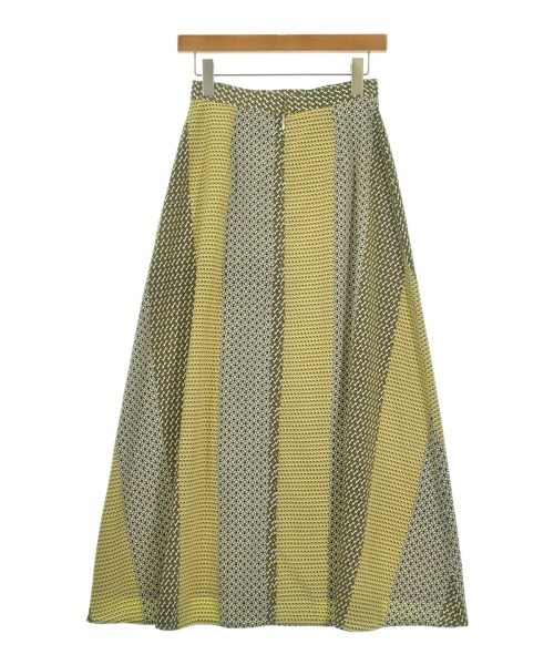 UNITED ARROWS（ユナイテッドアローズ）ロング・マキシ丈スカート 黄 サイズ:38(M位) レディース/2200723969228