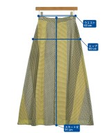UNITED ARROWS（ユナイテッドアローズ）ロング・マキシ丈スカート 黄 サイズ:38(M位) レディース/2200723969228