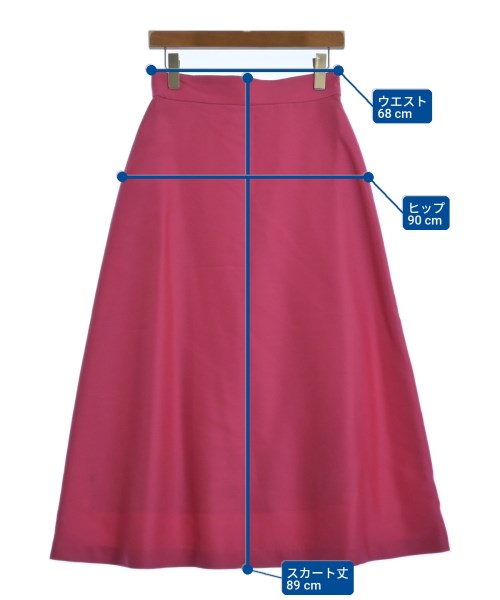 UNITED ARROWS（ユナイテッドアローズ）ロング・マキシ丈スカート ピンク サイズ:38(M位) レディース/2200729444095