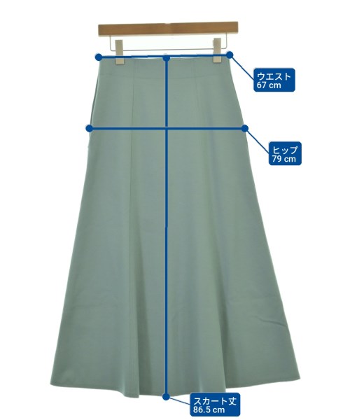 UNITED ARROWS（ユナイテッドアローズ）ロング・マキシ丈スカート 青 サイズ:36(S位) レディース/2200724783014