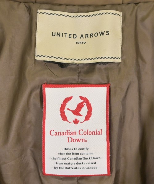 UNITED ARROWS（ユナイテッドアローズ）ダウンコート カーキ サイズ:38(M位) レディース/2200730263036