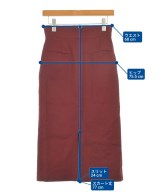 UNITED ARROWS（ユナイテッドアローズ）ロング・マキシ丈スカート 赤 サイズ:36(S位) レディース/2200730263081