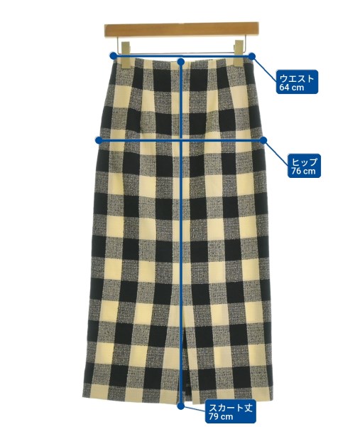 UNITED ARROWS（ユナイテッドアローズ）ロング・マキシ丈スカート 黒 サイズ:34(XS位) レディース/2200730263098
