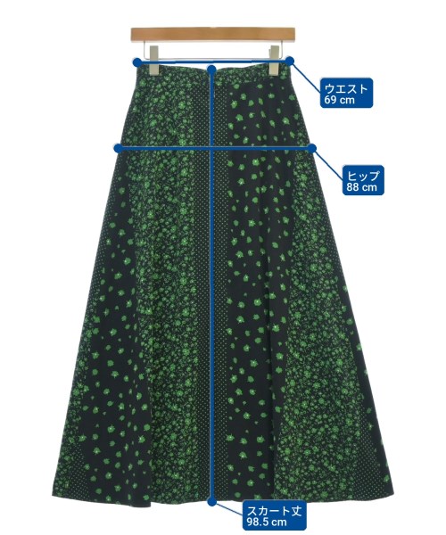 UNITED ARROWS（ユナイテッドアローズ）ロング・マキシ丈スカート 紺 サイズ:40(M位) レディース/2200720184051