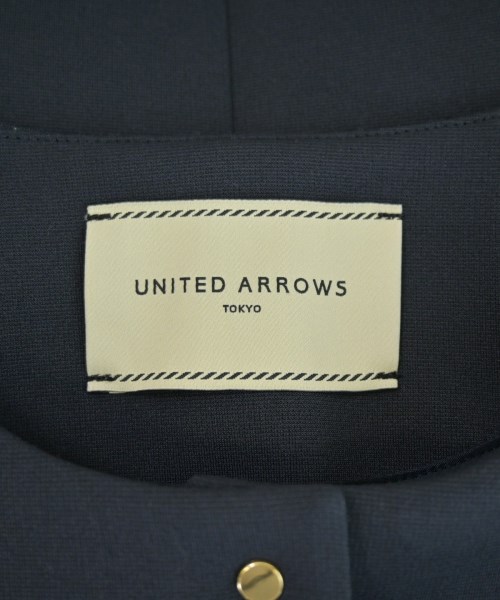 UNITED ARROWS（ユナイテッドアローズ）ノーカラージャケット 紺 サイズ:38(M位) レディース/2200722795194