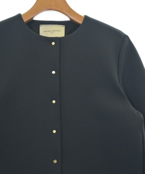 UNITED ARROWS（ユナイテッドアローズ）ノーカラージャケット 紺 サイズ:38(M位) レディース/2200722795194