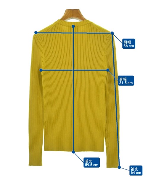 UNITED ARROWS（ユナイテッドアローズ）ニット・セーター 黄 サイズ:-(M位) レディース/2200725295066
