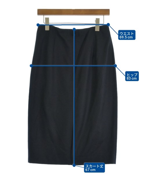 UNITED ARROWS（ユナイテッドアローズ）ひざ丈スカート 紺 サイズ:40(M位) レディース/2200730515067