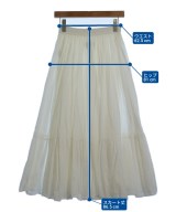 UNITED ARROWS（ユナイテッドアローズ）ロング・マキシ丈スカート 白 サイズ:36(S位) レディース/2200727371034