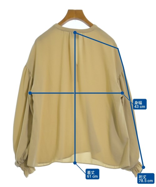 UNITED ARROWS（ユナイテッドアローズ）ブラウス ベージュ サイズ:-(M位) レディース/2200728713086