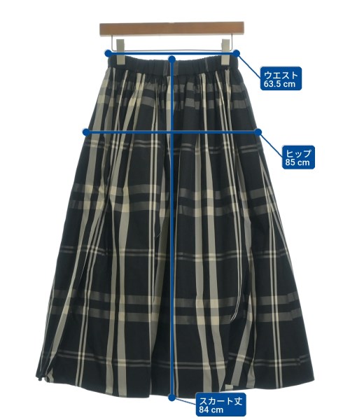 UNITED ARROWS（ユナイテッドアローズ）ロング・マキシ丈スカート 黒 サイズ:38(M位) レディース/2200731680030