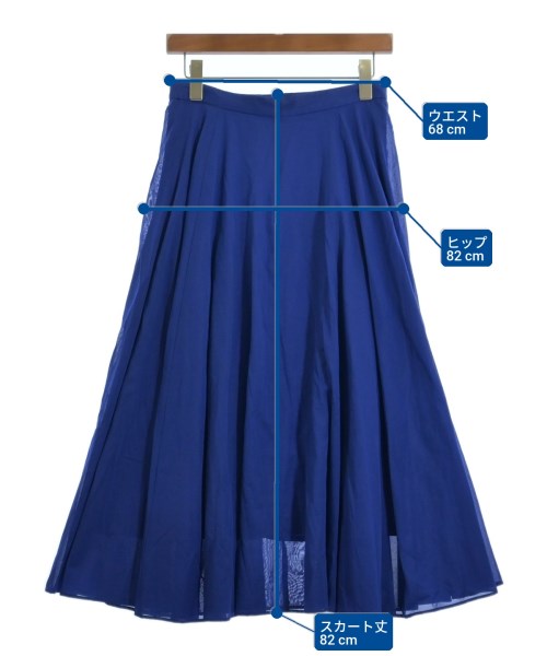 UNITED ARROWS（ユナイテッドアローズ）ロング・マキシ丈スカート 青 サイズ:40(M位) レディース/2200726475023