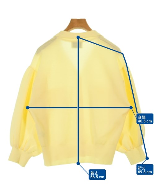 UNITED ARROWS（ユナイテッドアローズ）カーディガン 黄 サイズ:F レディース/2200732033071