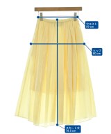 UNITED ARROWS（ユナイテッドアローズ）ロング・マキシ丈スカート 黄 サイズ:36(S位) レディース/2200732793029