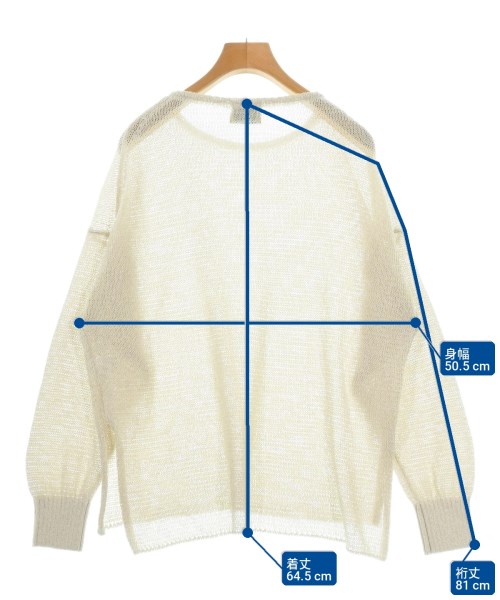 UNITED ARROWS（ユナイテッドアローズ）ニット・セーター 白 サイズ:F レディース/2200733918032