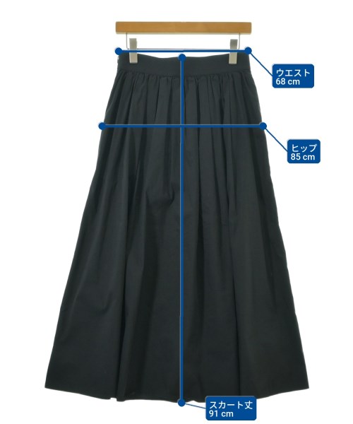 UNITED ARROWS（ユナイテッドアローズ）ロング・マキシ丈スカート 黒 サイズ:40(M位) レディース/2200728922020