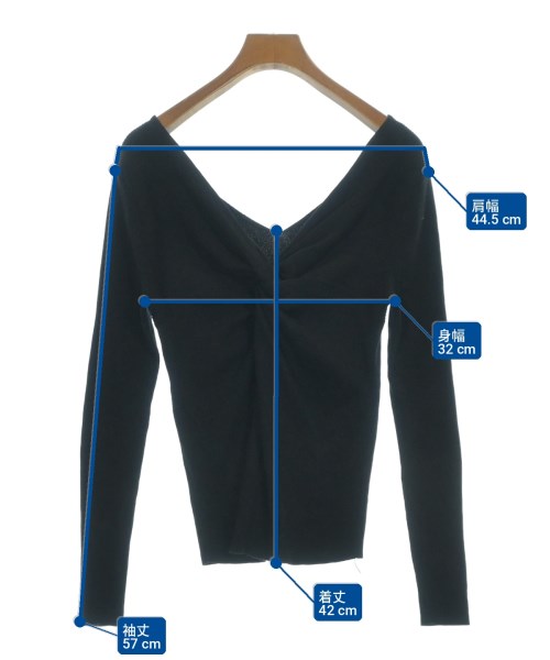 UNITED ARROWS（ユナイテッドアローズ）ニット・セーター 黒 サイズ:F レディース/2200726119057