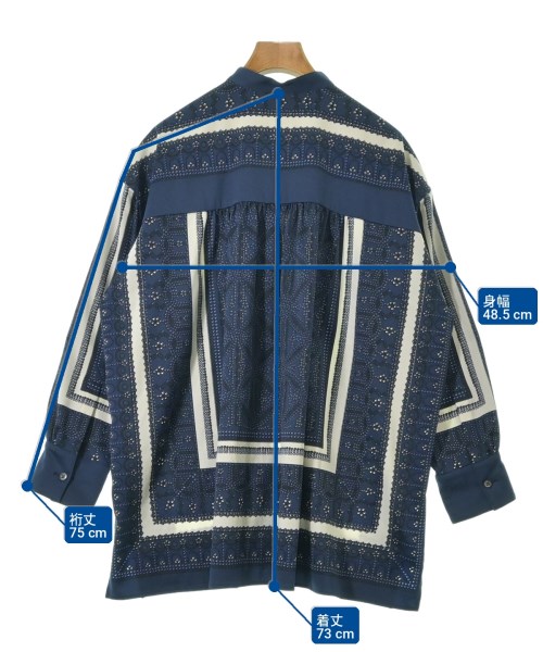 UNITED ARROWS（ユナイテッドアローズ）ブラウス 青 サイズ:36(S位) レディース/2200726690020
