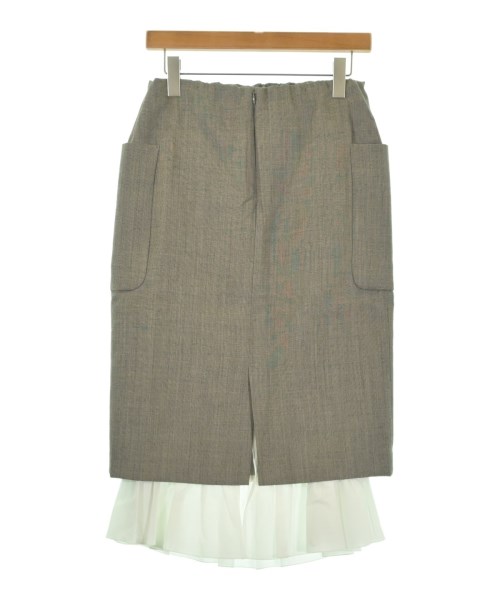 UNITED ARROWS（ユナイテッドアローズ）ひざ丈スカート 茶 サイズ:36(S位) レディース/2200735067011