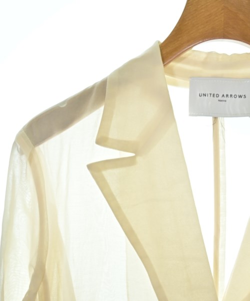 UNITED ARROWS（ユナイテッドアローズ）テーラードジャケット 白 サイズ:36(S位) レディース/2200735453036