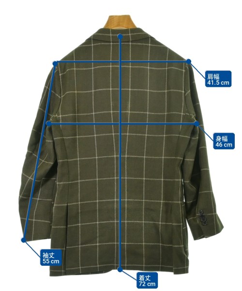 UNITED ARROWS（ユナイテッドアローズ）テーラードジャケット カーキ サイズ:44(S位) メンズ/2200729973090