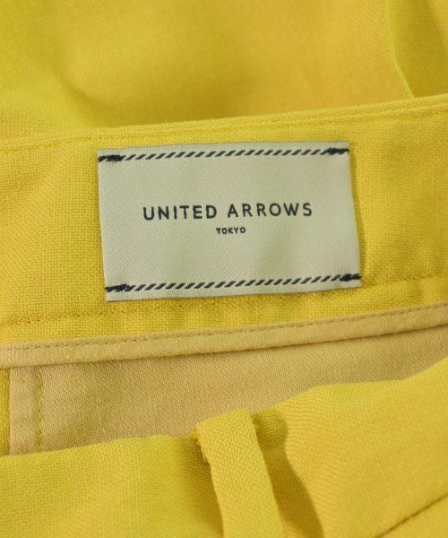 UNITED ARROWS（ユナイテッドアローズ）スラックス 黄 サイズ:36(S位) レディース/2200730825043