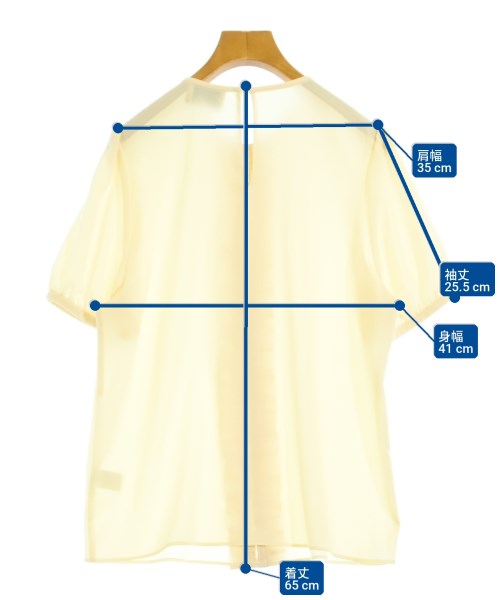UNITED ARROWS（ユナイテッドアローズ）ブラウス 黄 サイズ:F レディース/2200716539049